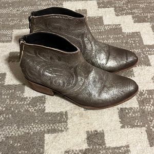 Liberty Black western booties